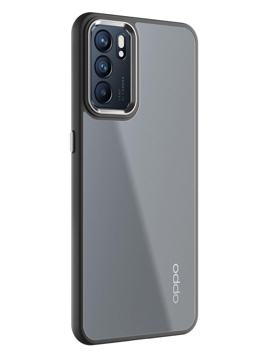 Metallic Matte Touch Clear Case - Oppo Reno 6
