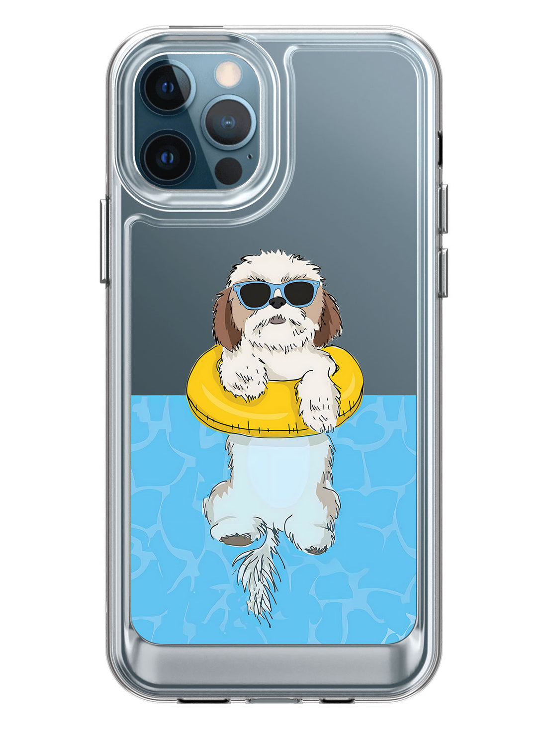 Swimming Dog Case - iPhone 12 Pro