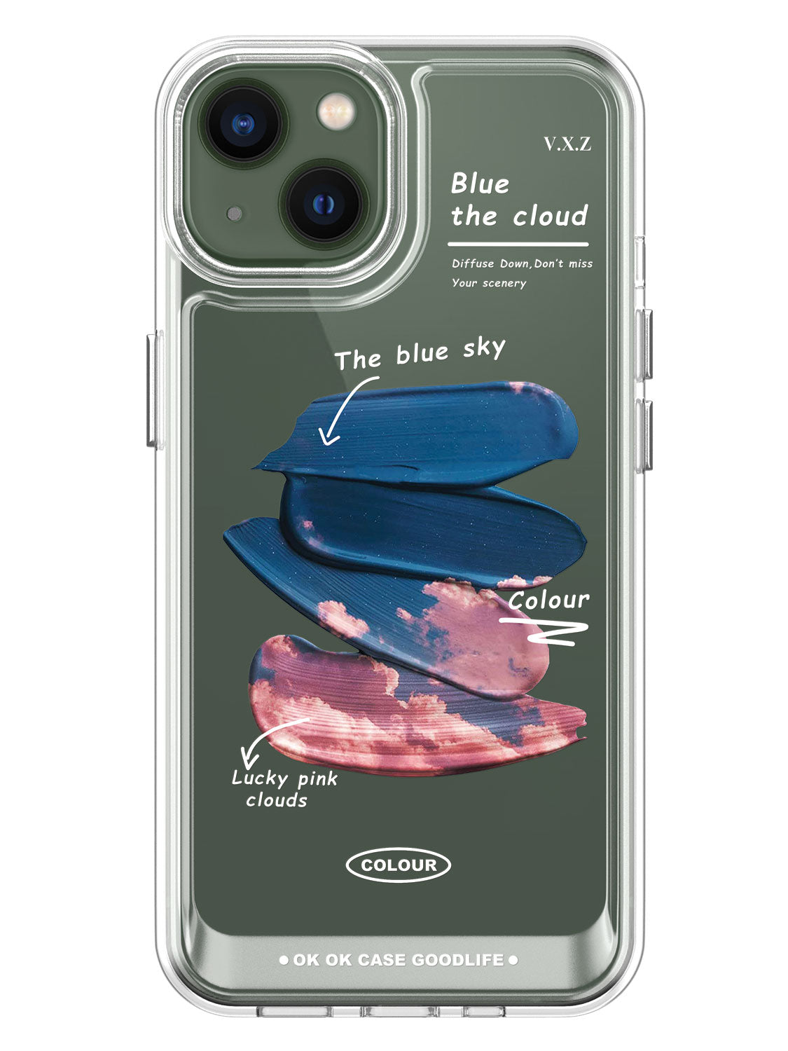 Sky in Cosmetic Smudge Case - iPhone 13