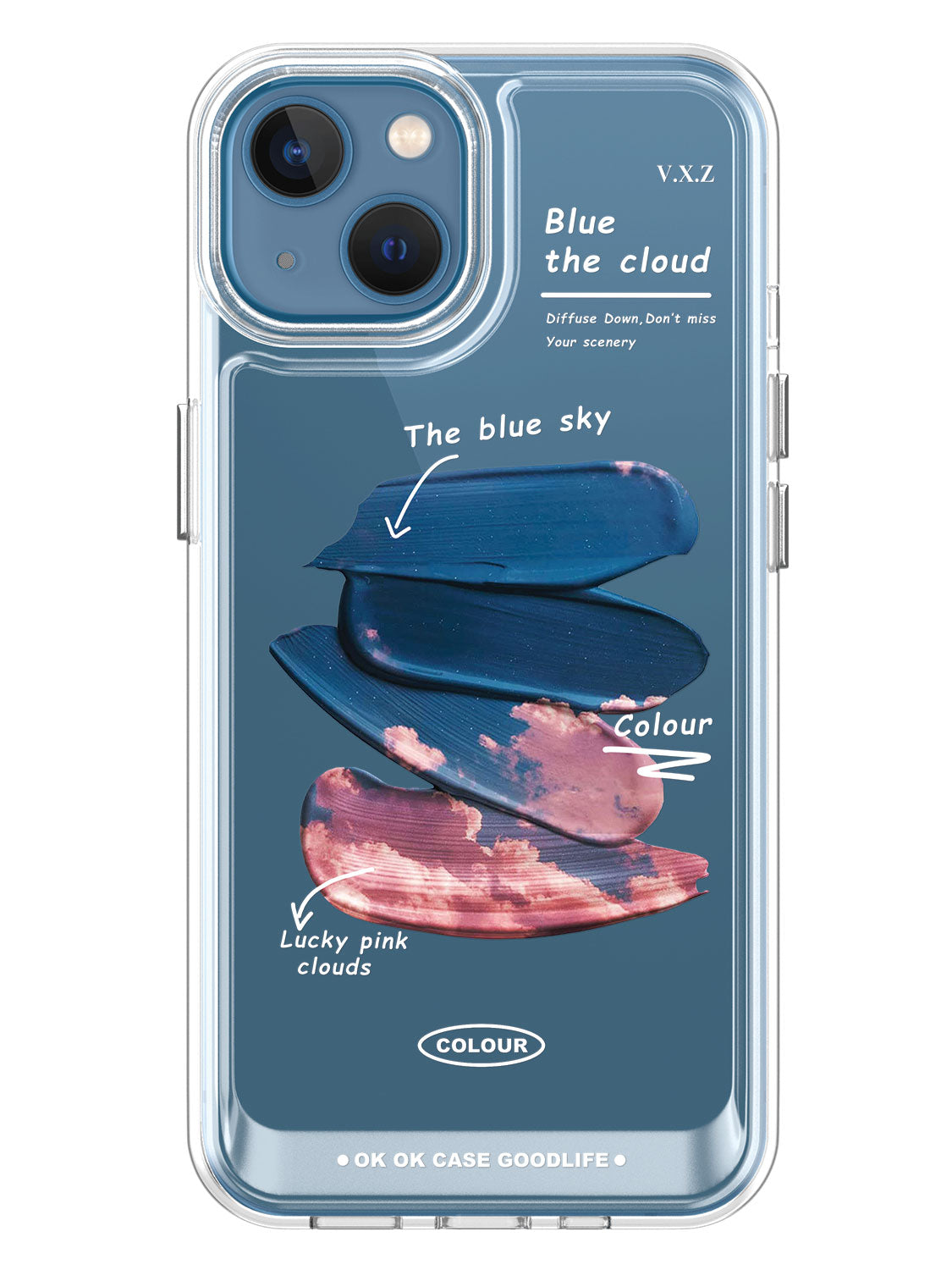 Sky in Cosmetic Smudge Case - iPhone 13