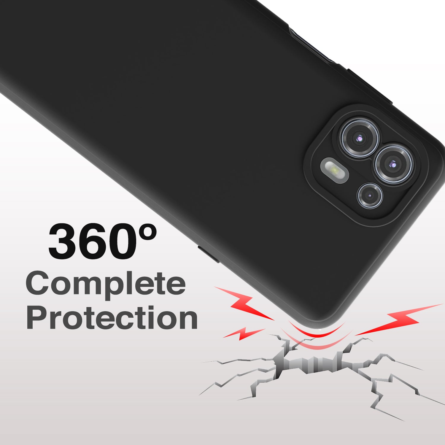case with screen protection for moto edge 20 fusion