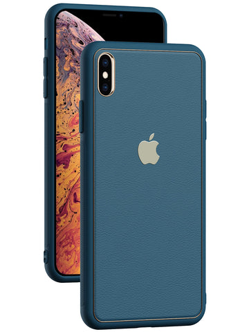 Leather Chrome Case - iPhone XS Max