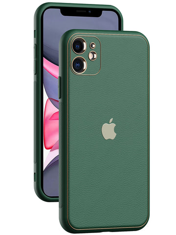 Leather Chrome Case - iPhone 11