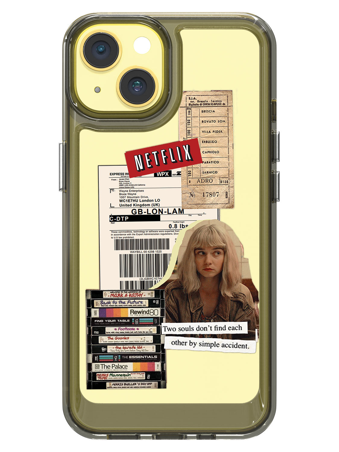 Vintage Sticker Case - iPhone 14