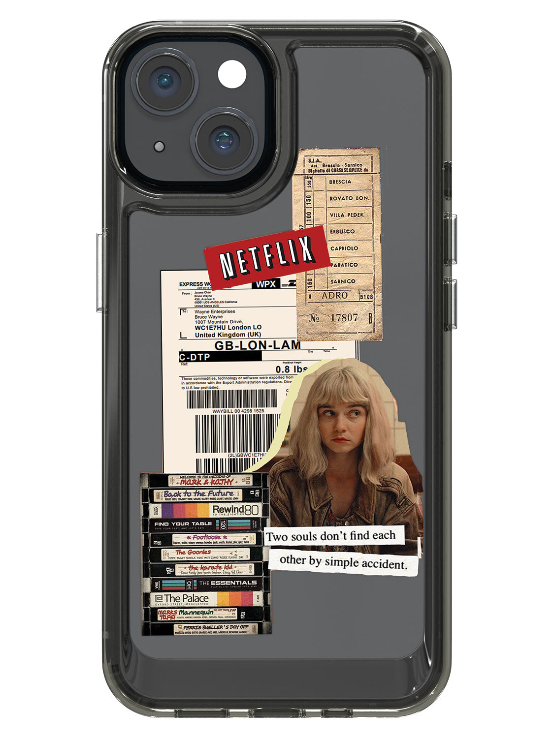 Vintage Sticker Case - iPhone 14