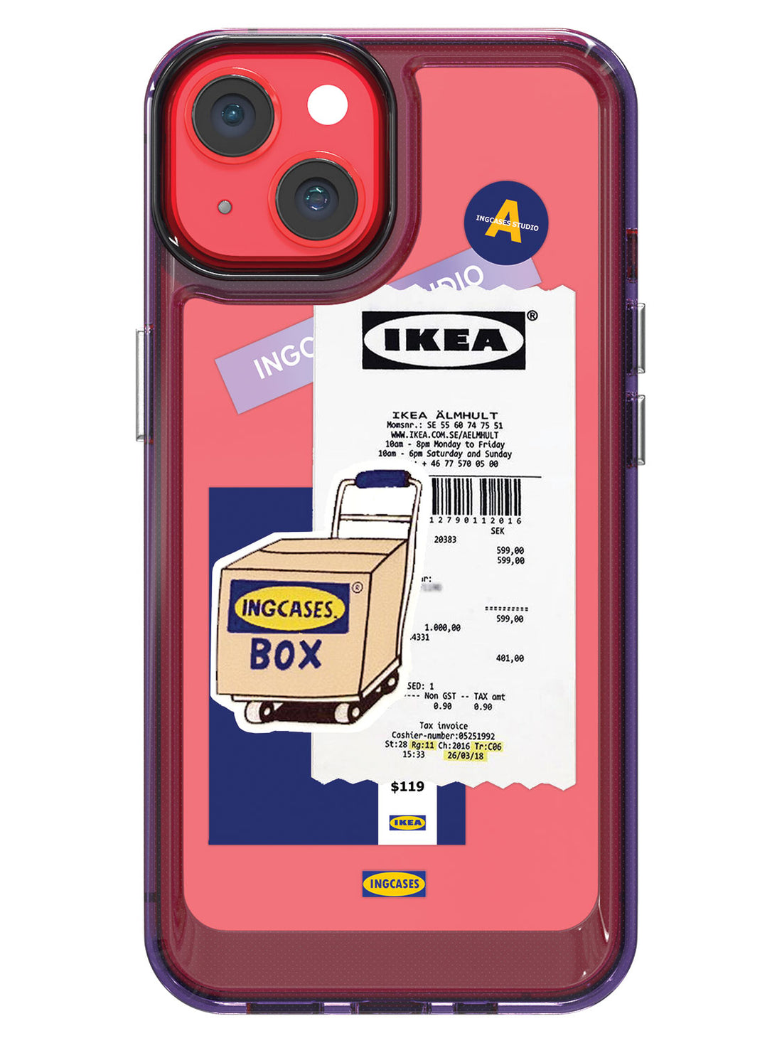 IKEA Sticker Case - iPhone 14