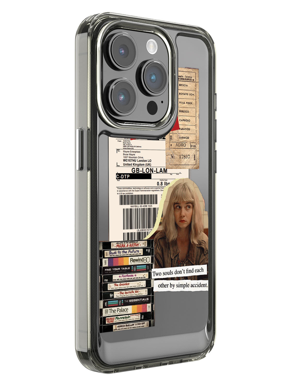 Vintage Sticker Case - iPhone 14 Pro