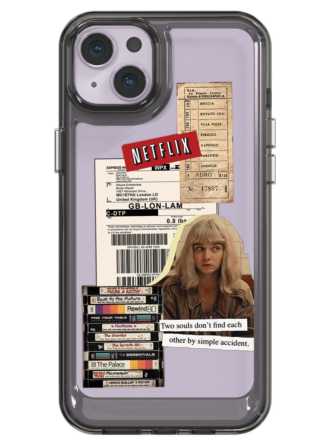 Vintage Sticker Case - iPhone 14 Plus
