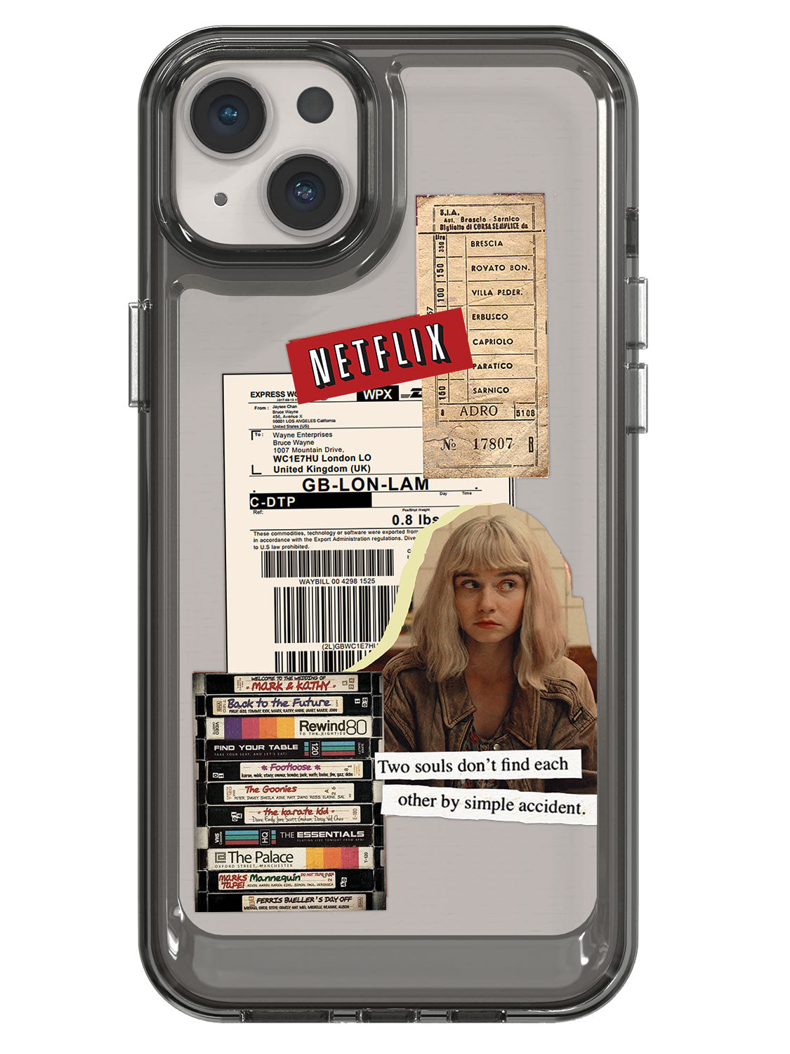 Vintage Sticker Case - iPhone 14 Plus