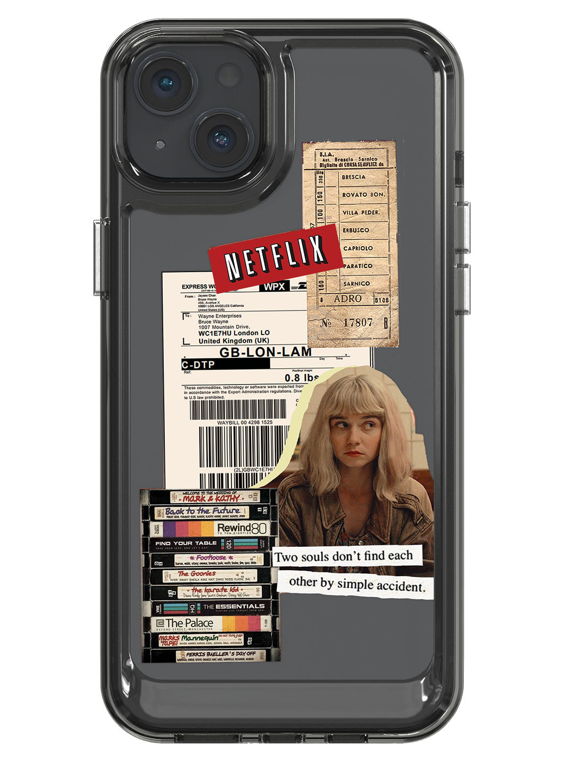 Vintage Sticker Case - iPhone 14 Plus