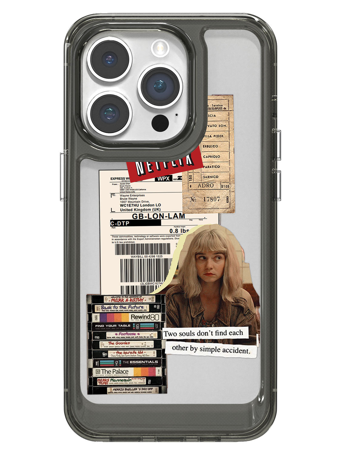 Vintage Sticker Case - iPhone 14 Pro