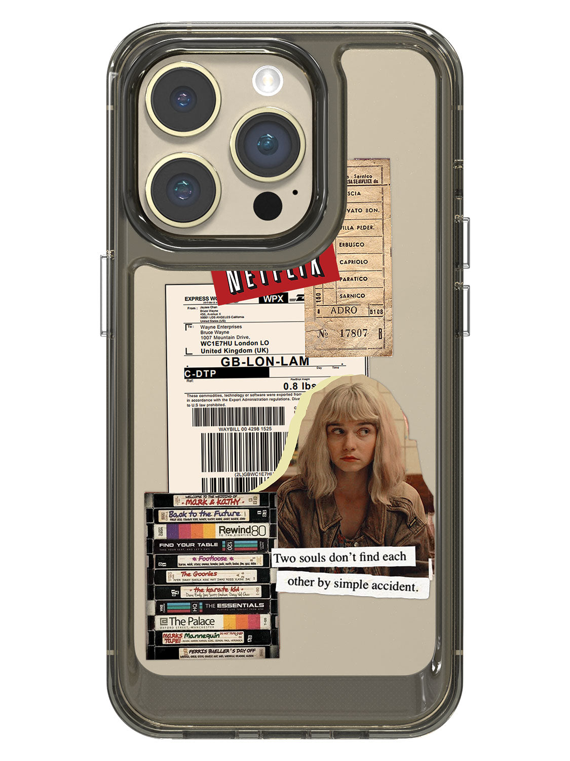 Vintage Sticker Case - iPhone 14 Pro