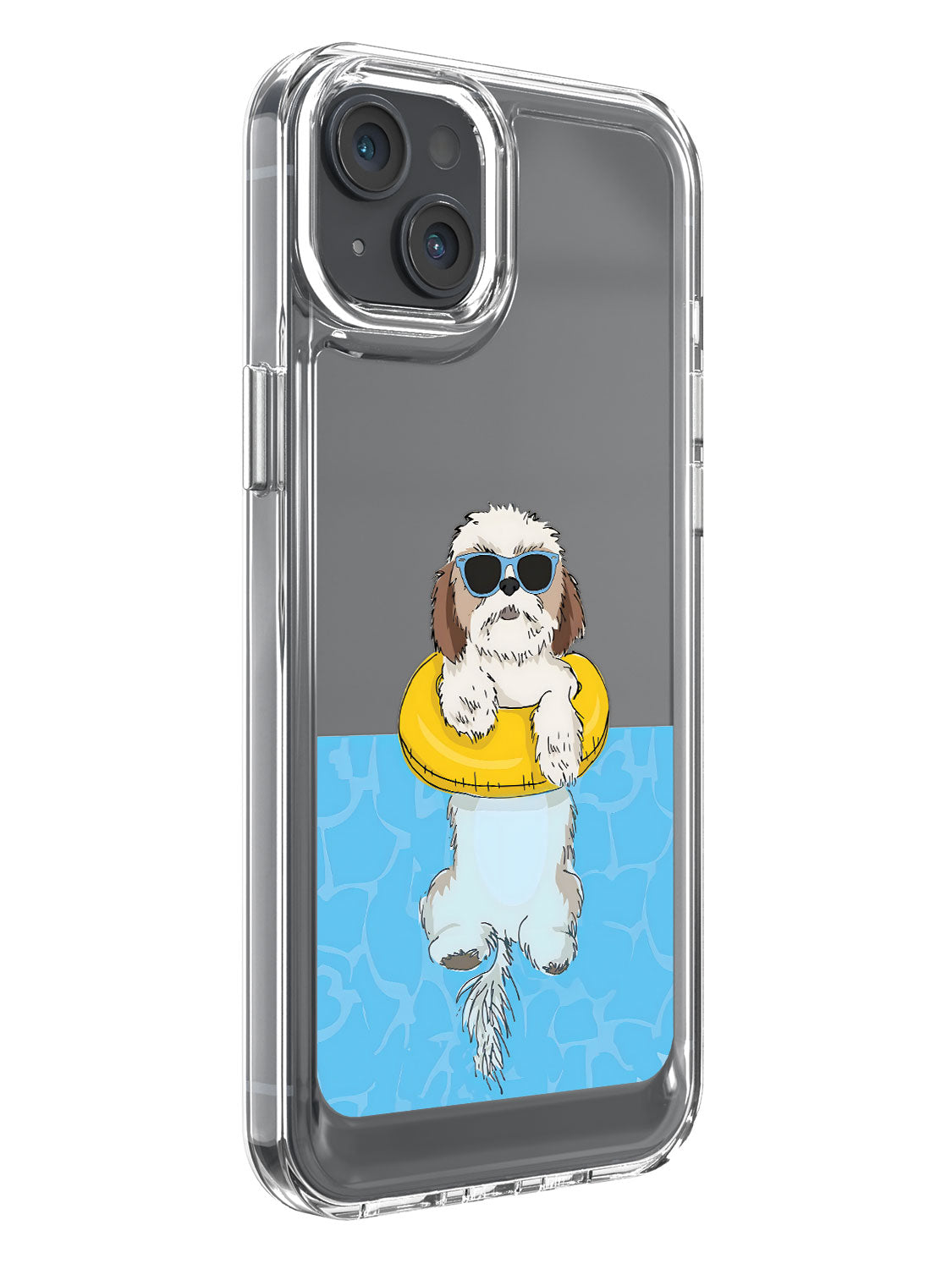 Swimming Dog Case - iPhone 14 Plus