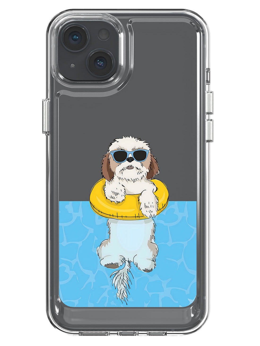 Swimming Dog Case - iPhone 14 Plus