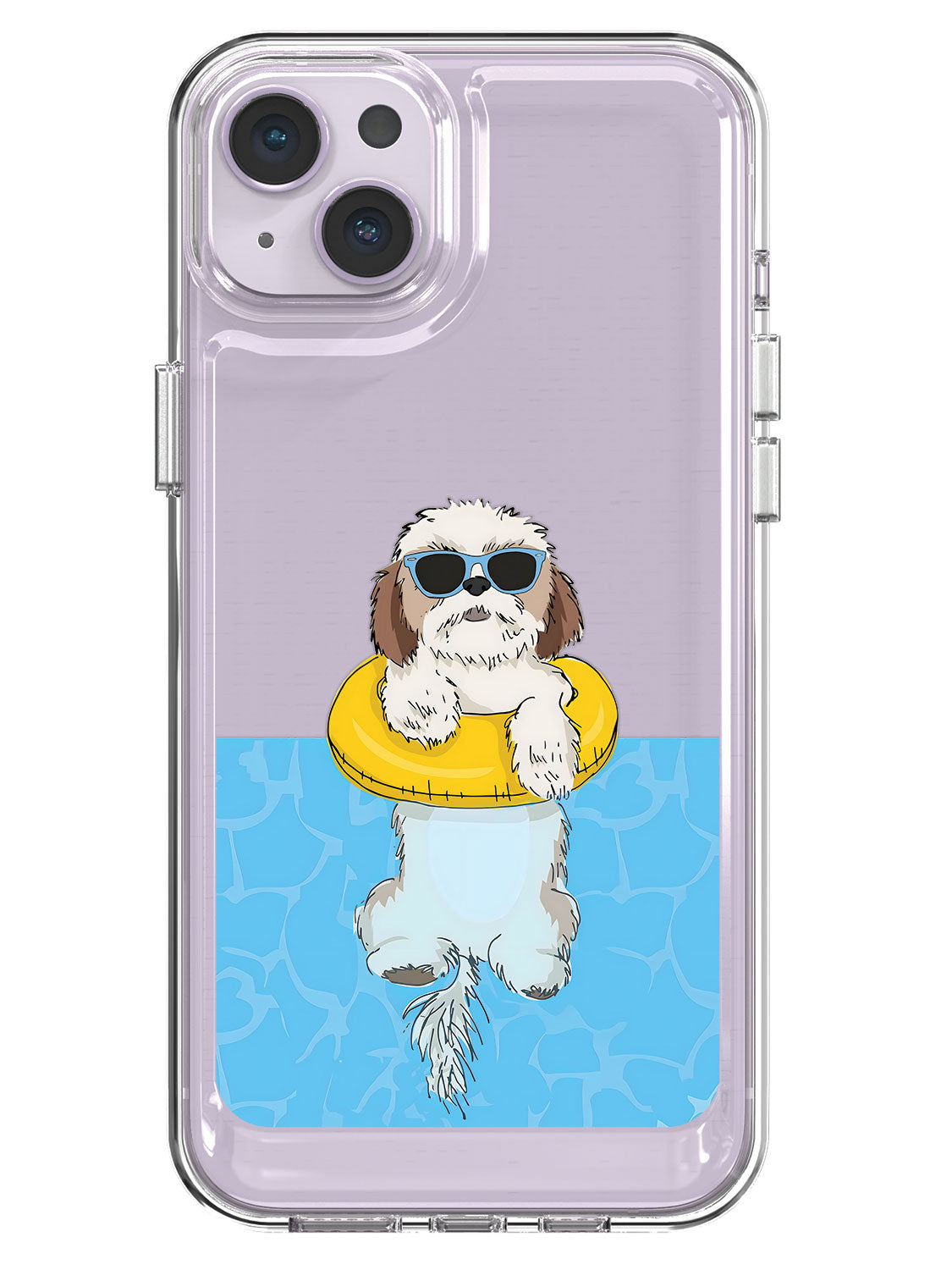 Swimming Dog Case - iPhone 14 Plus