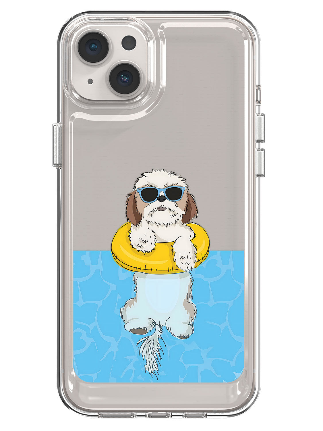 Swimming Dog Case - iPhone 14 Plus