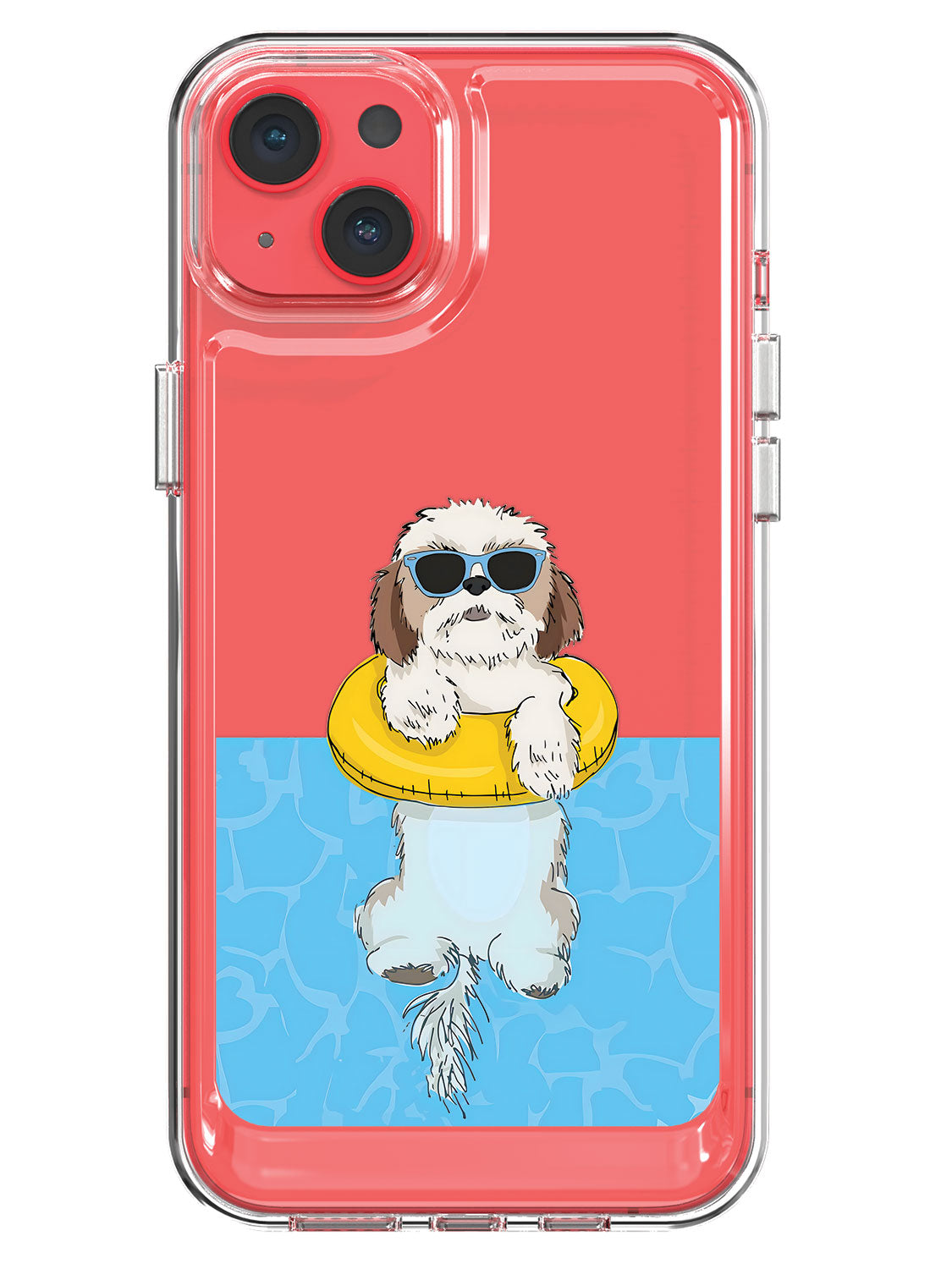 Swimming Dog Case - iPhone 14 Plus