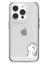 Teddy Needs Attention Clear Case - iPhone 14 Pro