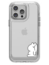 Teddy Needs Attention Clear Case - iPhone 14 Pro Max