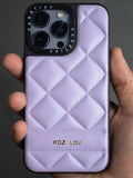 Leather Puffer Case for iPhone