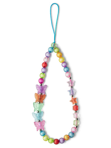 Butterfly Mix Pearls Phone Charm