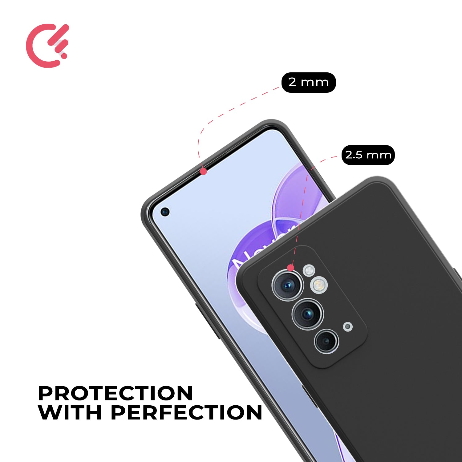 oneplus 9rt cover with logo