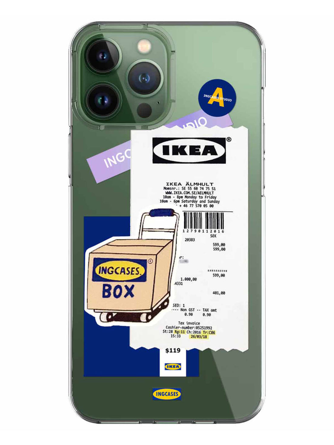IKEA Sticker Case - iPhone 13 Pro Max