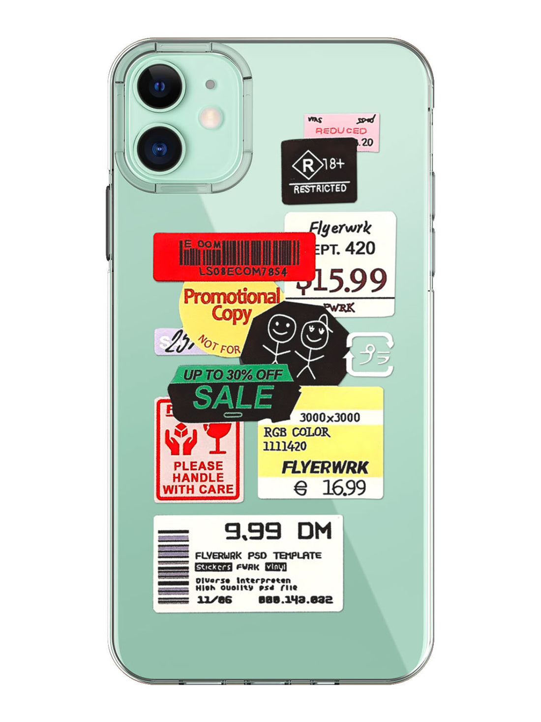 Promotion Stickers Case - iPhone 11