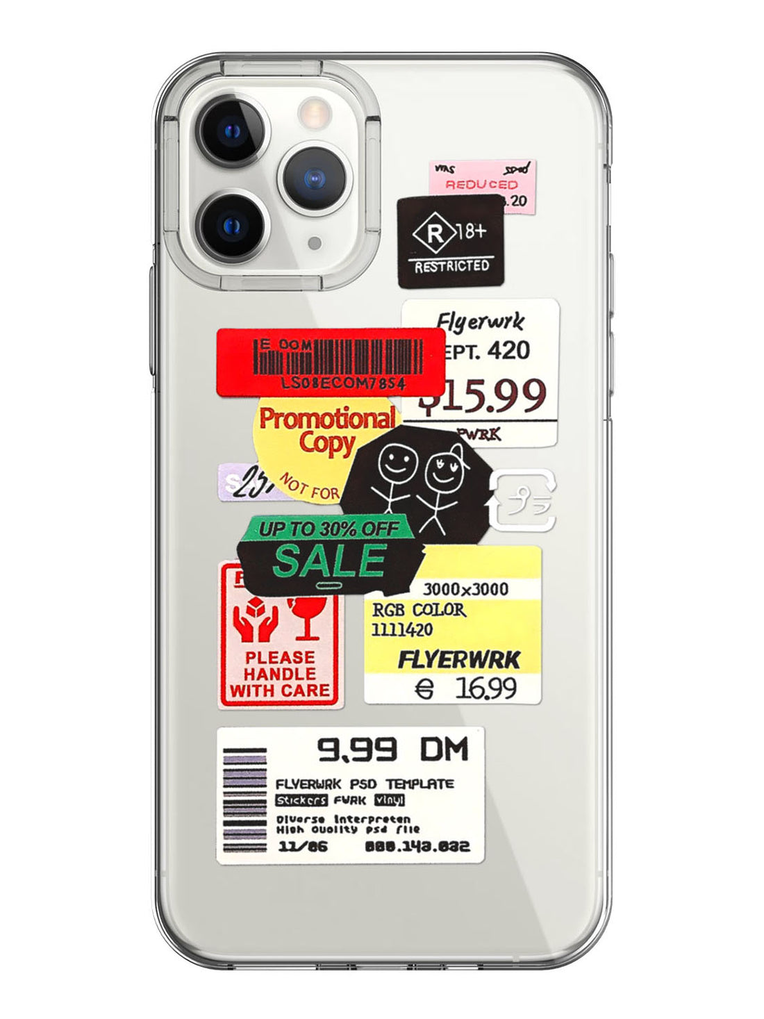 Promotion Stickers Case - iPhone 11 Pro