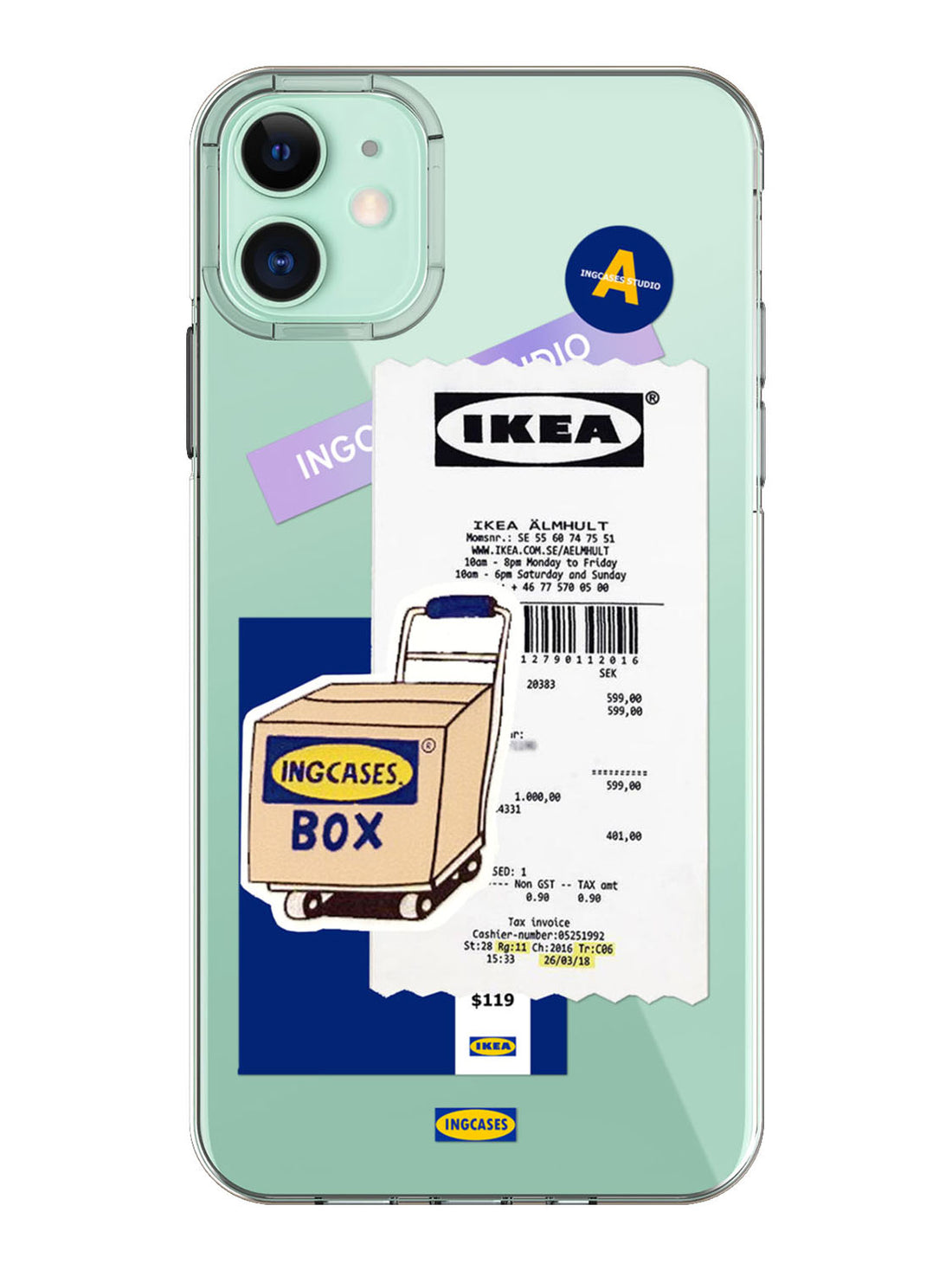 IKEA Sticker Case - iPhone 11