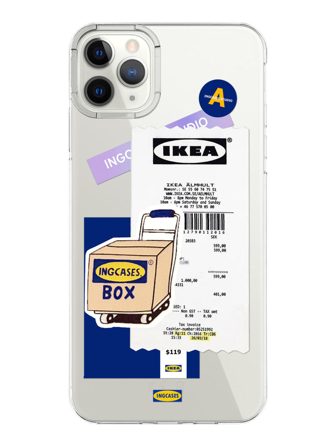 IKEA Sticker Case - iPhone 11 Pro Max