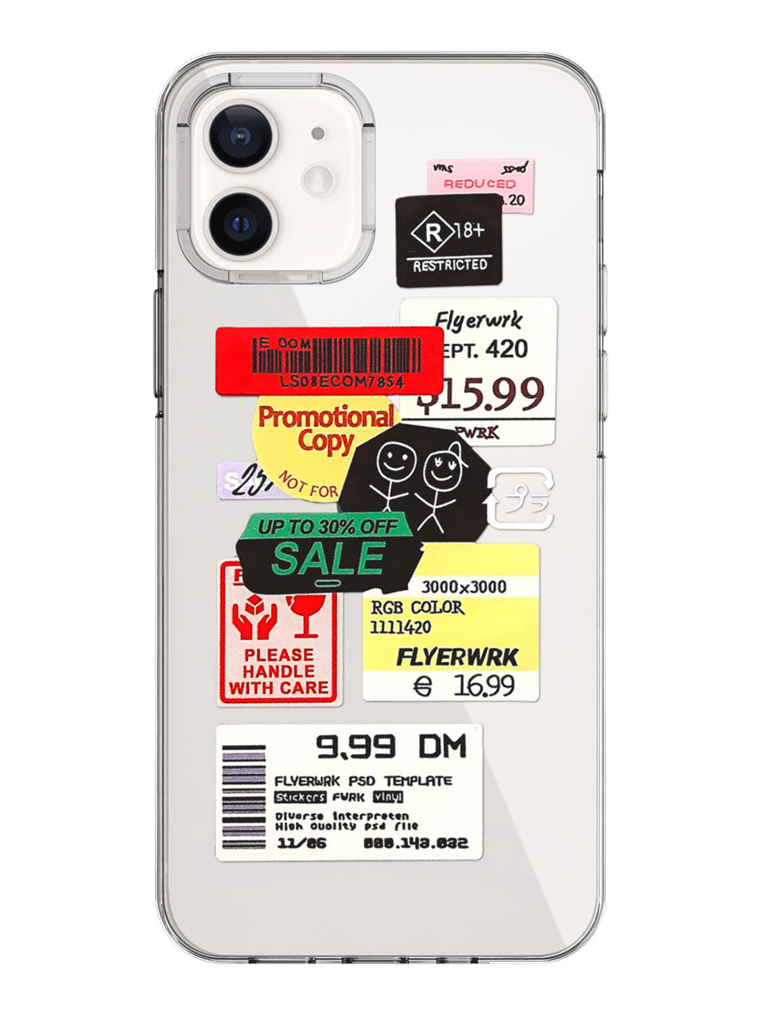 Promotion Stickers Case - iPhone 12