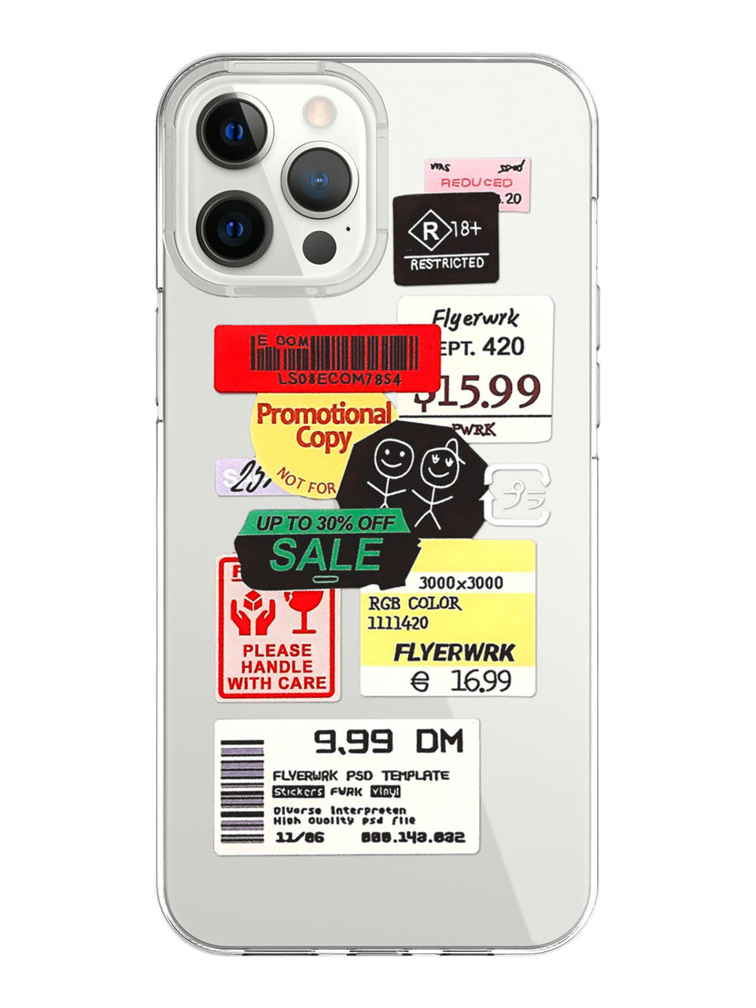 Promotion Stickers Case - iPhone 12 Pro Max