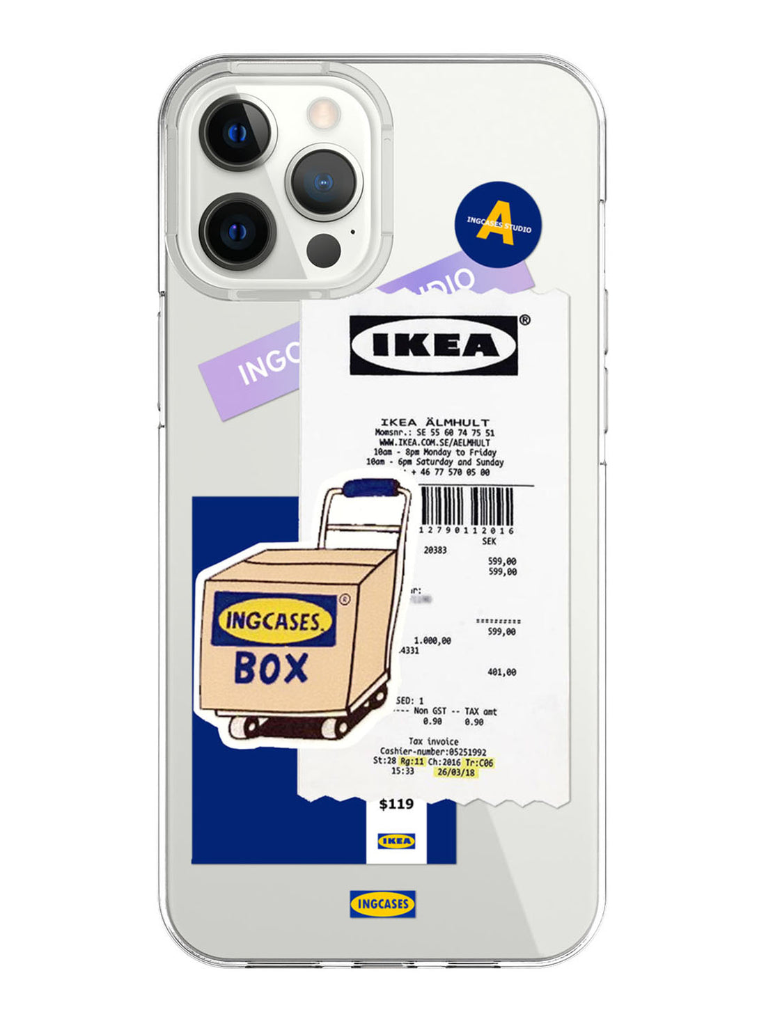 IKEA Sticker Case - iPhone 12 Pro Max