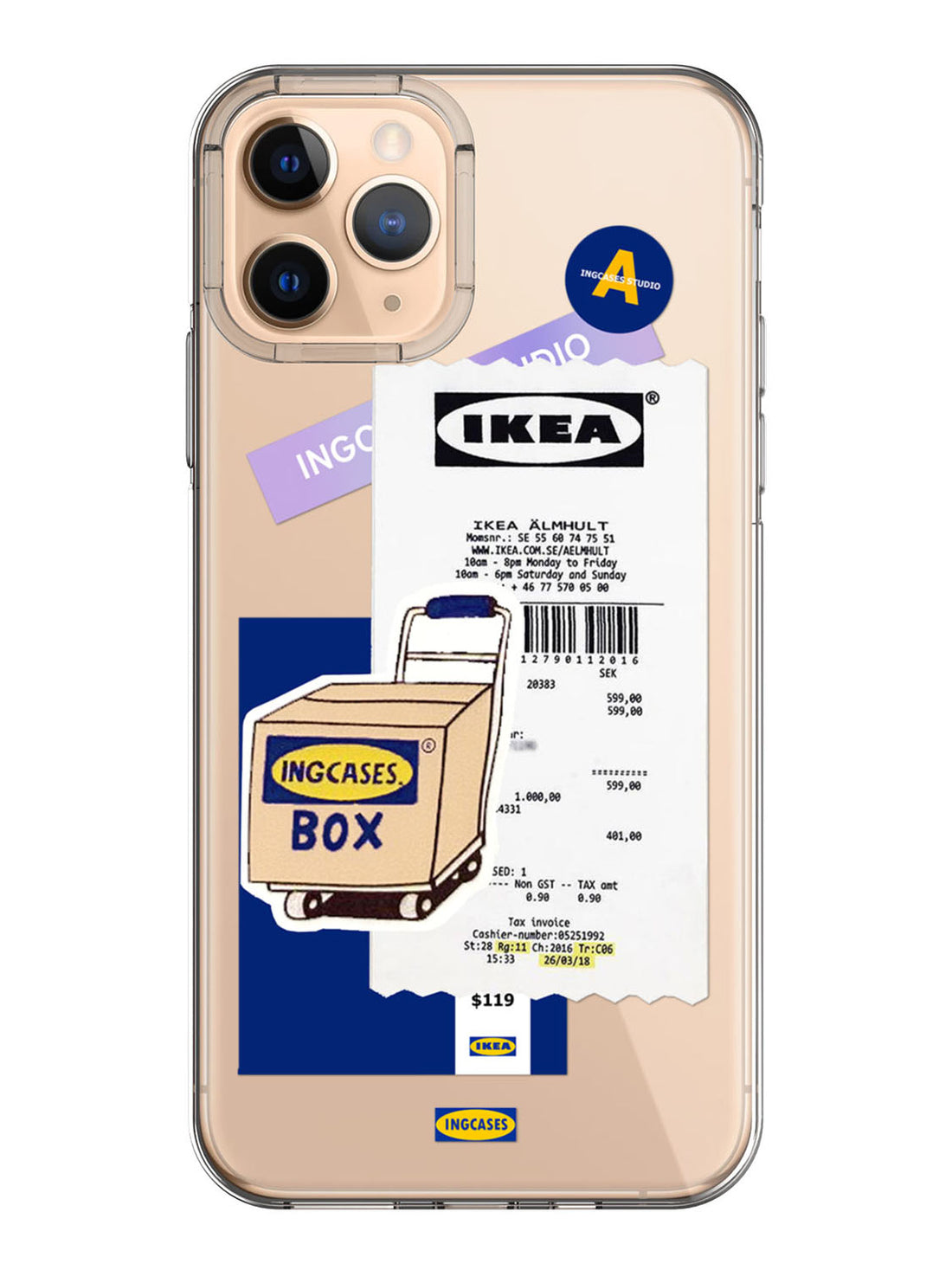 IKEA Sticker Case - iPhone 11 Pro