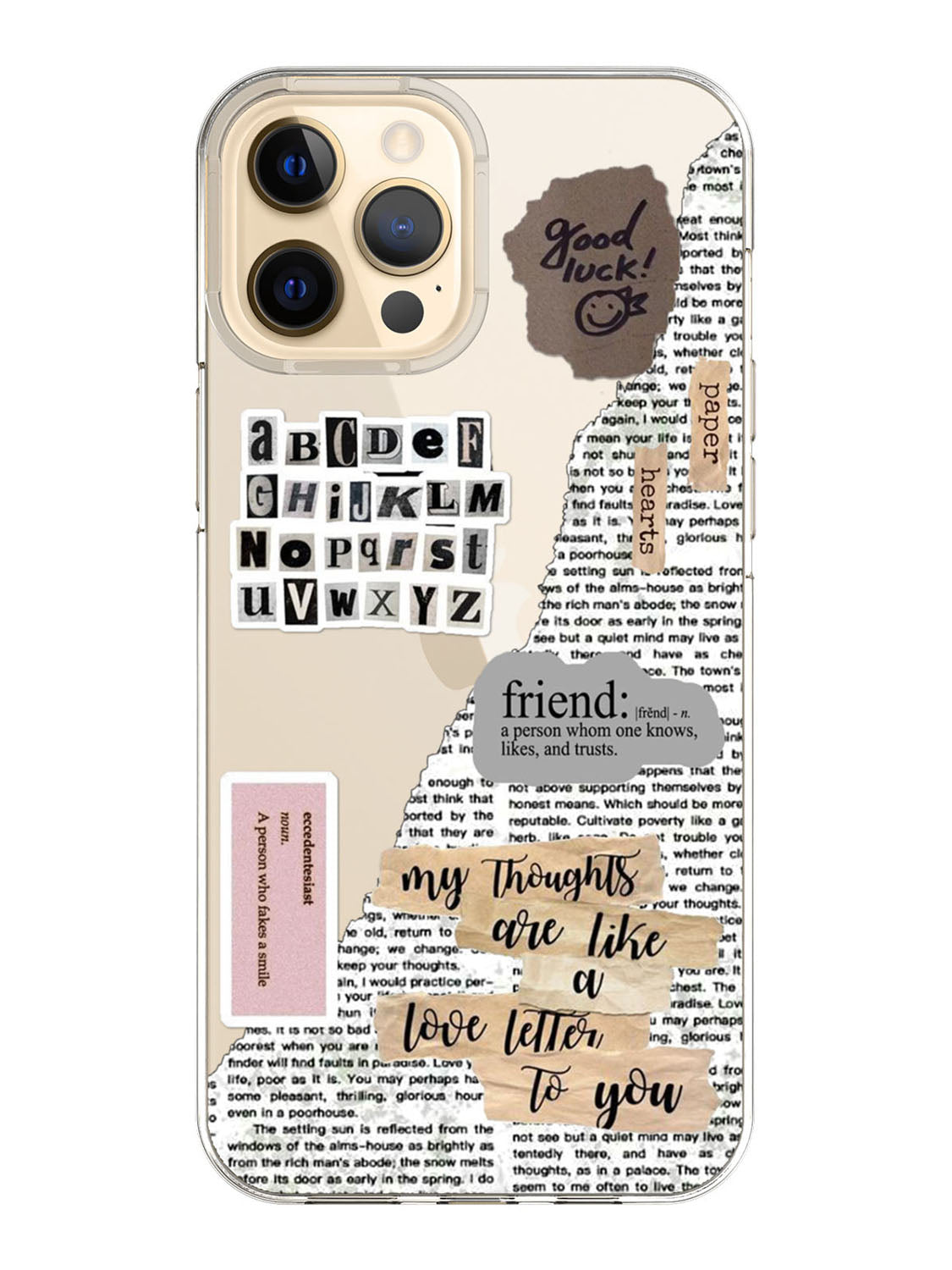 Ripped Letter Case - iPhone 12 Pro Max