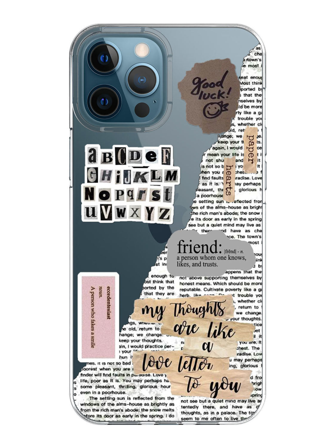 Ripped Letter Case - iPhone 12 Pro Max