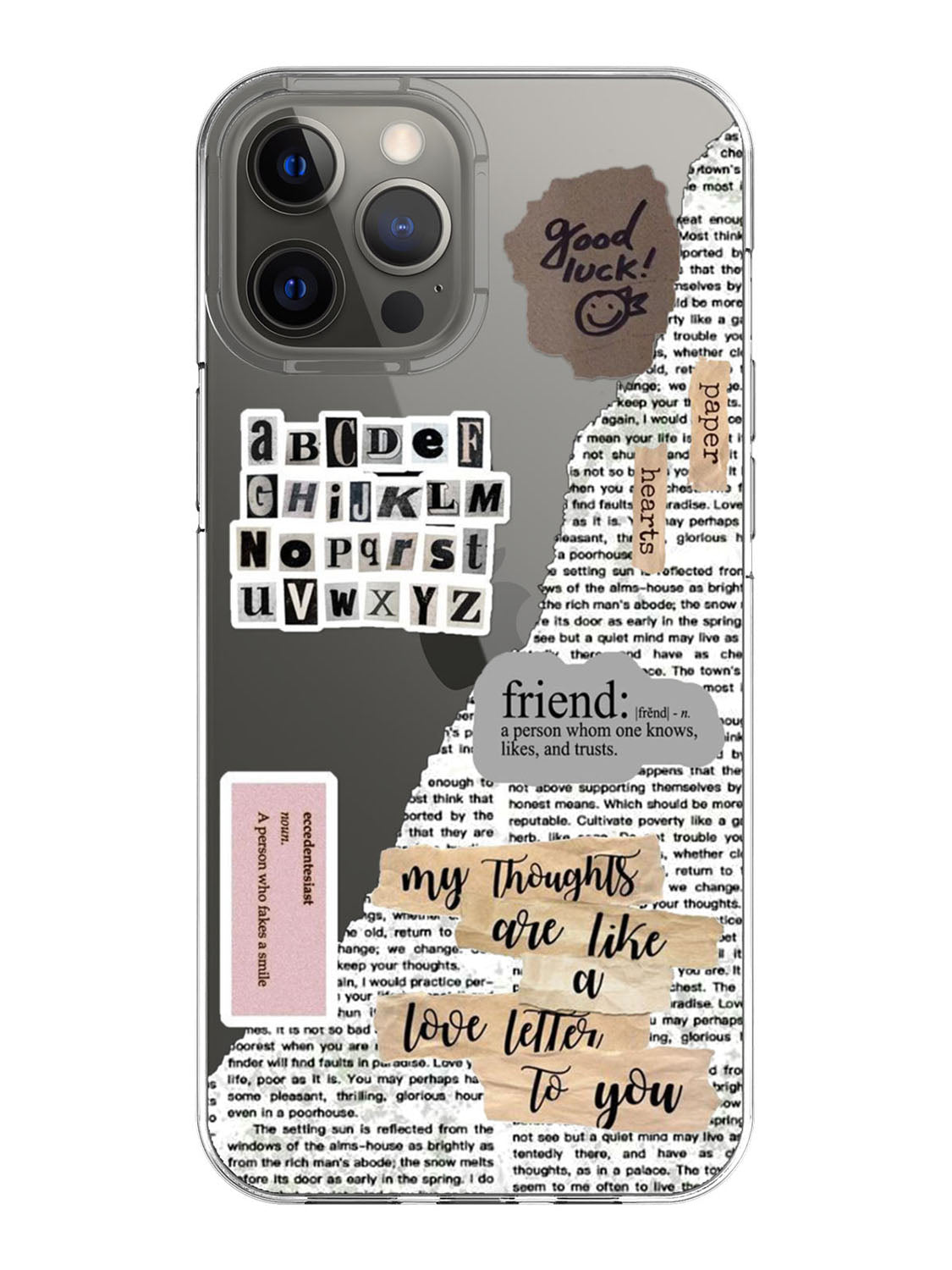 Ripped Letter Case - iPhone 12 Pro Max