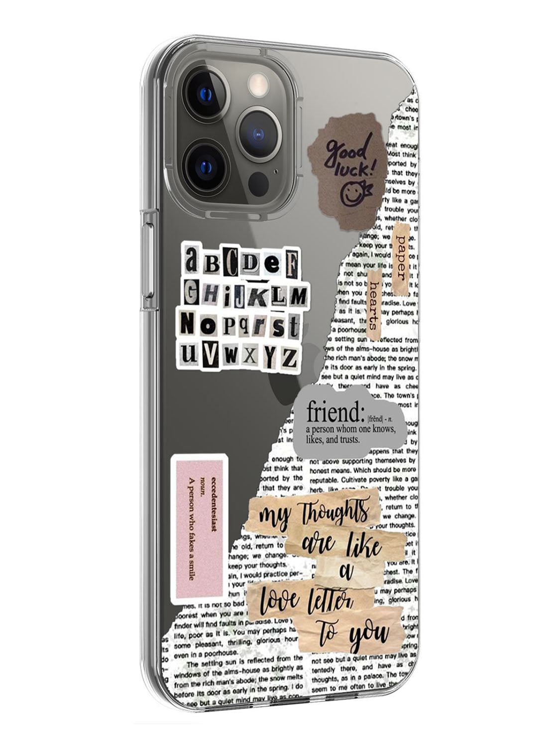Ripped Letter Case - iPhone 12 Pro Max